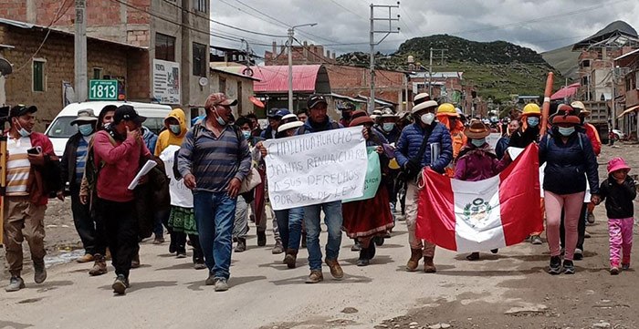 Pobladores De Challhuahuacho Acataron Paro Preventivo De Horas