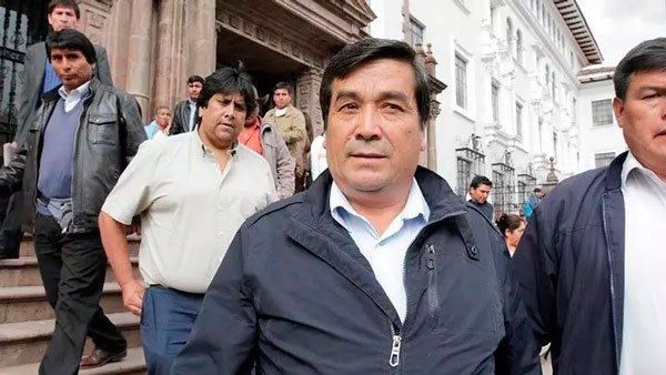 Poder Judicial ordenó captura del congresista cusqueño Benicio Ríos