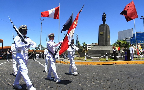Arequipa: conmemora a héroe nacional Miguel Grau 