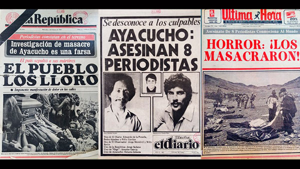 Uchuraccay: Conferencia de prensa por 36 años de inmolación de periodistas