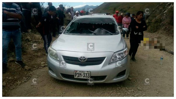 Huancavelica: Asesinan a balazos a conductor en vía
