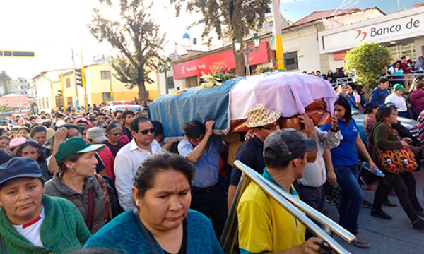 Restos del “Sureñito” fueron traslados al cementerio de Pachachaca con permiso de Fiscalía