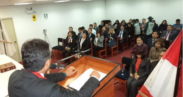 Moquegua: juramentan dos nuevos fiscales penales