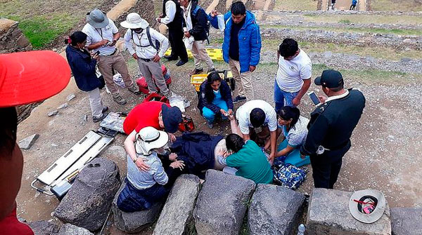 Cusco: Turista fallece en pleno recorrido turÃ­stico