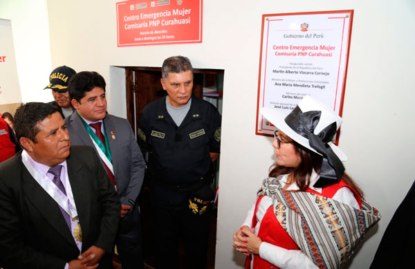 Inauguran Centro Emergencia Mujer en Comisaría de Curahuasi  