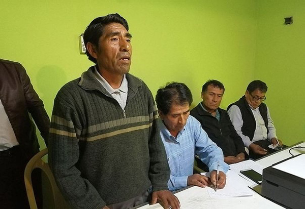 Moquegua: “el paro va sí o sí el 5 de noviembre en Tumilaca”, afirma dirigente