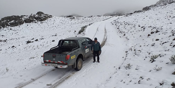 Senamhi alerta que habrá intensas nevadas y granizadas en región Apurímac