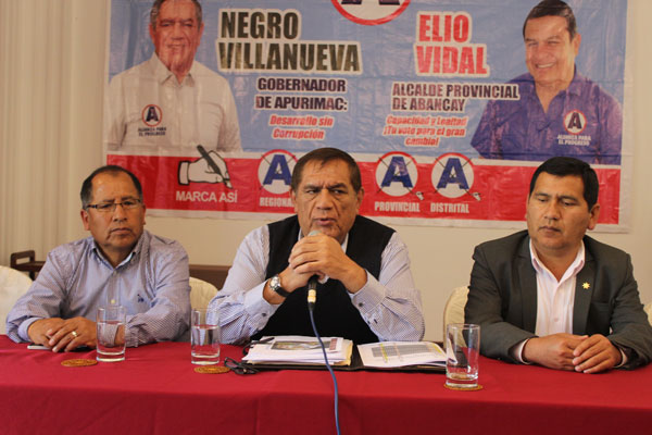 Villanueva: “Apurímac debe recibir canon minero a partir del 2019”