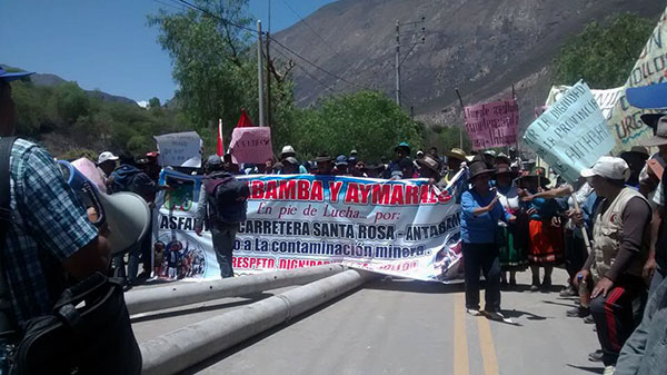Paro ApurÃ­mac: Antabamba y Aymaraes iniciaron paro de 48 horas.