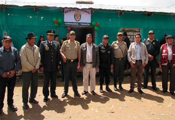 Instalana nueva Comisaria policial en Yanaca – Aymaraes.