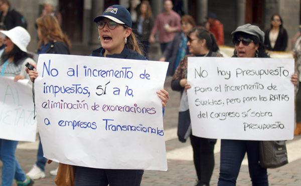Cusco:  Paró contra el aumento del ISC y amenazan con irse a la huelga indefinida
