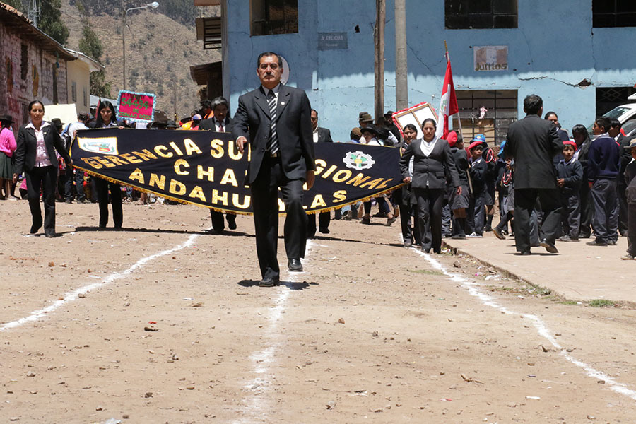Gerencia Sub Regional Chanka  participa  en el LII Aniversario de creaciÃ³n polÃ­tica del Distrito de Tumay Huaraca.