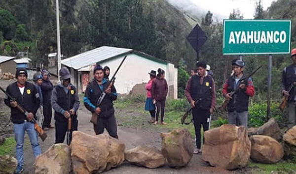 Huancavelica: comuneros anuncian cierre de fronteras