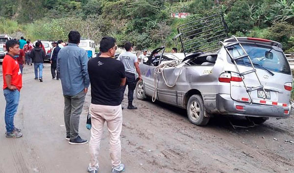 Cusco: al menos dos fallecidos tras accidente en vía alterna a Machu Picchu 