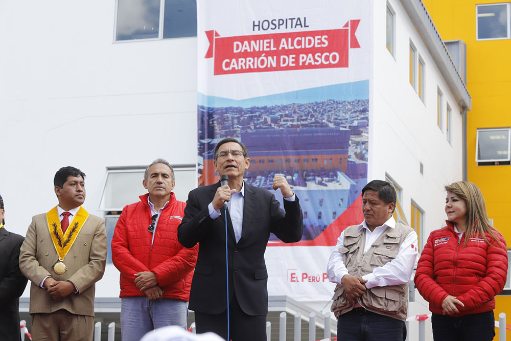 Presidente Vizcarra reafirma que gobierno trabaja para brindar hospitales del siglo XXI