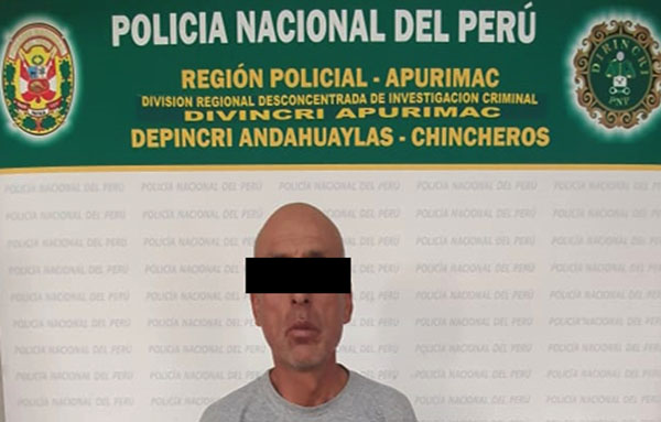 Pnp Andahuaylas capturo a implicado en tocamiento contra libertad sexual.