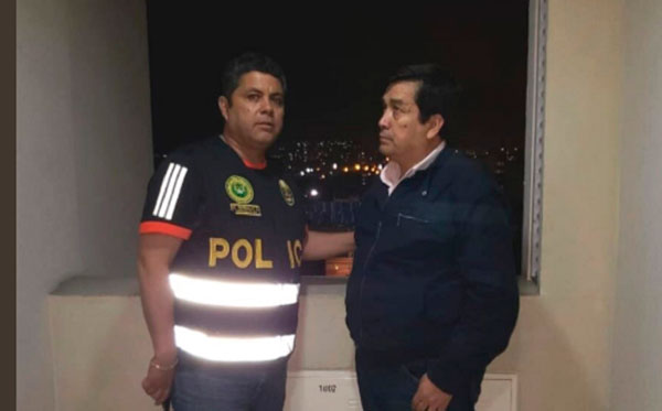 Policía detuvo esta noche a excongresista Benicio Ríos