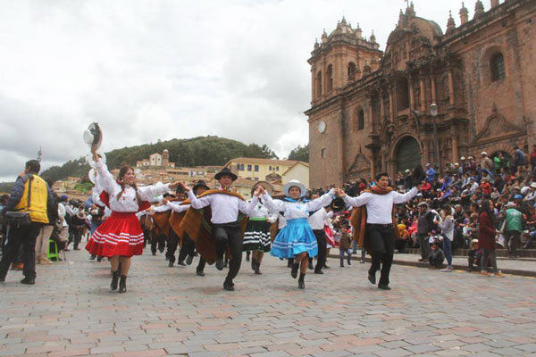 Carnaval Abanquino presente en la ciudad del Cusco