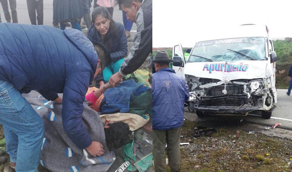 Seis heridos en accidente de tránsito en sector de Yanayacu 