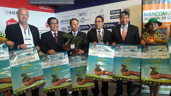 Mancomunidad de los Andes lanza Campaña de Reforestación Nacional.