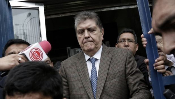 Alan García Pérez: Ordenan detención preliminar contra ex mandatario