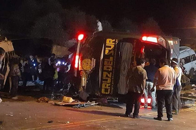 Arequipa: 14 muertos y 48 heridos en accidente de bus interprovincial