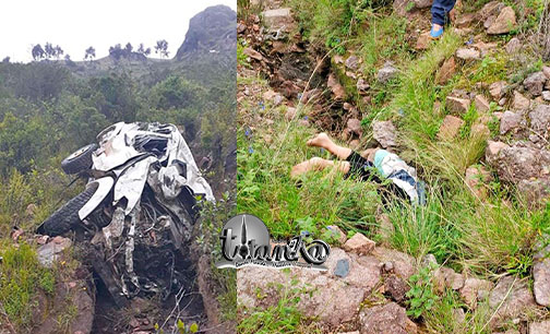 Dos muertos tras caída de camioneta a profundo abismo en Huaccana Destacado