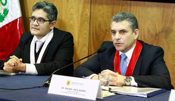 Pedro Chávarry remueve a los fiscales Domingo Pérez y Rafael Vela