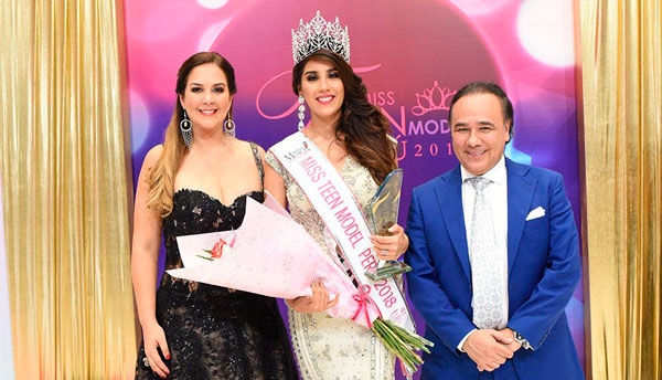 Stephannie Carhuas, representante de Andahuaylas, fue coronada como la nueva Miss Teen Model Perú 2018.