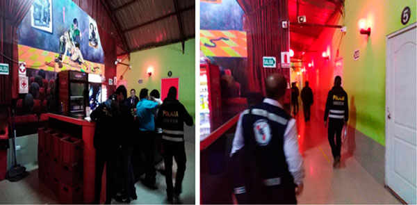 En operativo conjunto ingresan a casa de citas â€œLas Peladitasâ€