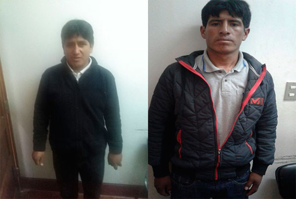 Personal de la Policía Judicial Andahuaylas,  captura a dos sujetos requisitoriados.