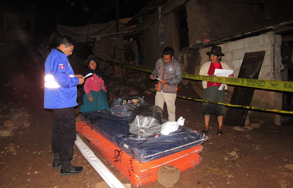 Municipalidad de Abancay brindo ayuda humanitaria a damnificados.