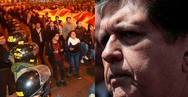 Alan García: Convocan marcha para pedir que Uruguay no le conceda asilo político