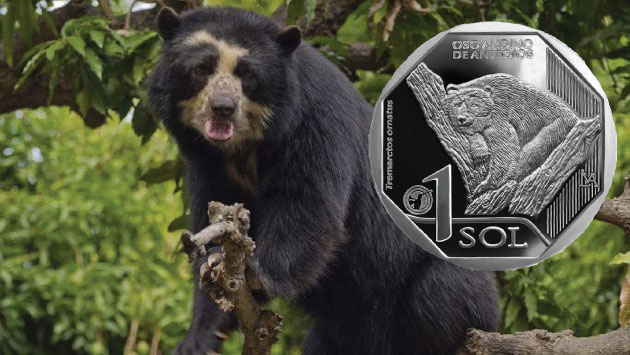 Nueva moneda de S/1 con la figura del oso andino de anteojos es puesta en circulación
