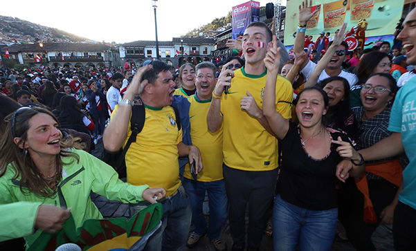 Copa América 2019: Brasileños celebran campeonato en Cusco 