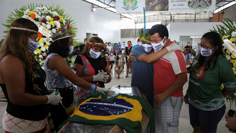 Brasil alcanza un récord diario de infecciones, con 33.274 casos de covid-19 y 956 muertes