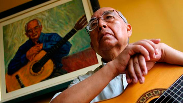 Falleció el concertista de la guitarra andina Raúl García Zárate.