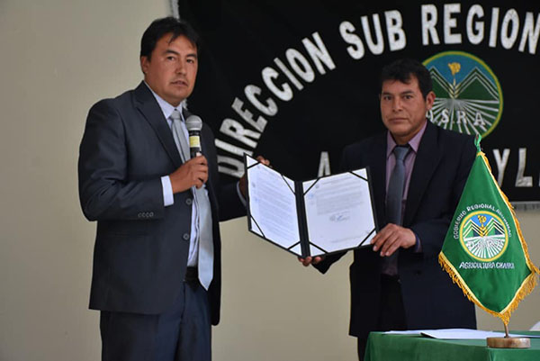 Andahuaylas: Ing. Raúl Agapito Ogosi es nuevo director de  la Dirección Sub Regional Agraria.