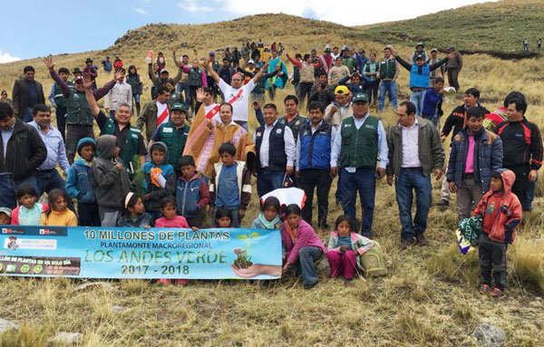 Realizaron plantamonte macro regional “Los Andes Verde” 2017 – 2018
