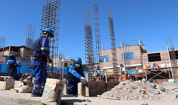 Moquegua: más de 300 obreros volvieron a trabajar con el reinicio de obras