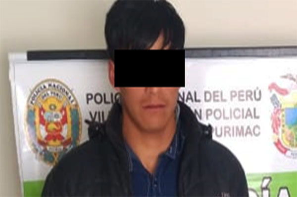 En Ranracancha la policía nacional detiene a sujeto por la presunta violación sexual de un menor.