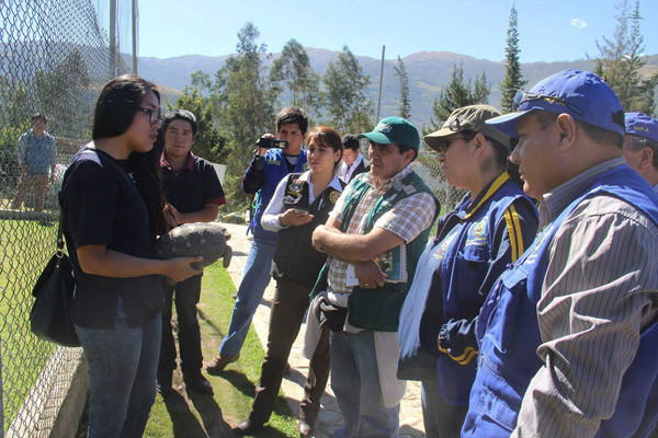  Autoridades realizaron visita guiada del zoolÃ³gico del parque Taraccasa.