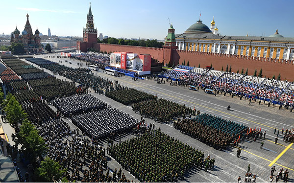 Rusia: La Plaza Roja acoge el desfile militar en honor al 75.Âº DÃ­a de la Victoria en la Gran Guerra 