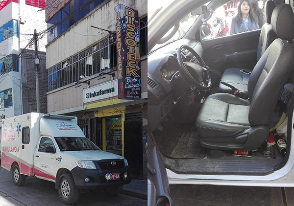 Huancavelica: intervienen a chofer de ambulancia estacionada en discoteca