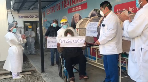 Dos pacientes superan COVID-19 y salen de alta de Hospital Subregional de Andahuaylas