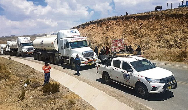 Las Bambas: amenazan bloquear paso de camiones en Chumbivilcas 