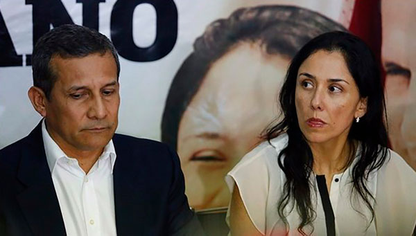 Fiscalía pide 18 meses de prisión preventiva para Ollanta y Nadine.
