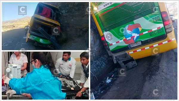 Cinco muertos y quince heridos por despiste de bus Palomino en ruta Lima - Ayacucho