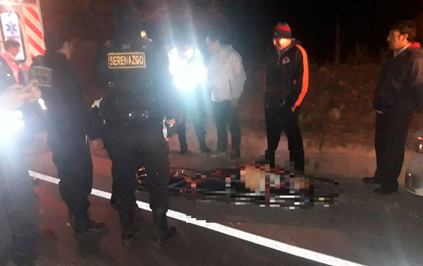 Puente Chontay: Mujer muere tras caÃ­da de automÃ³vil a rÃ­o Pachachaca  