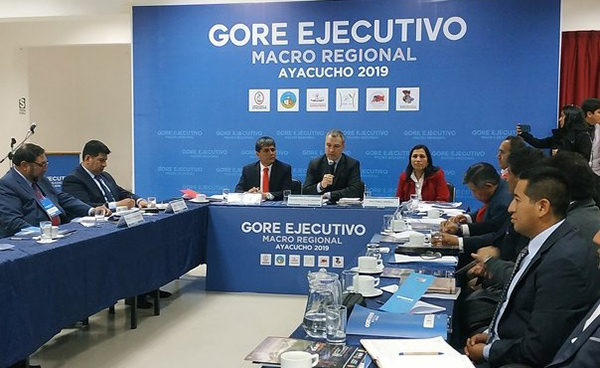 Ayacucho: Destacan cinco acuerdos durante GORE Ejecutivo macro regional